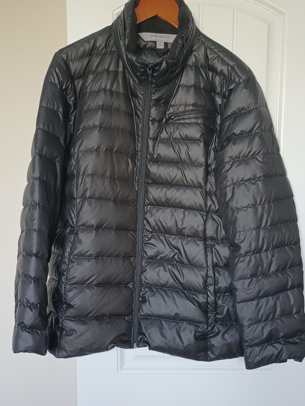 Marc New York Women's Black Lightweight Quilted Puffer Jacket